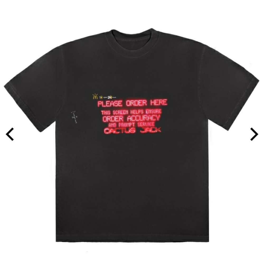 Travis scott x McDonald's shirt